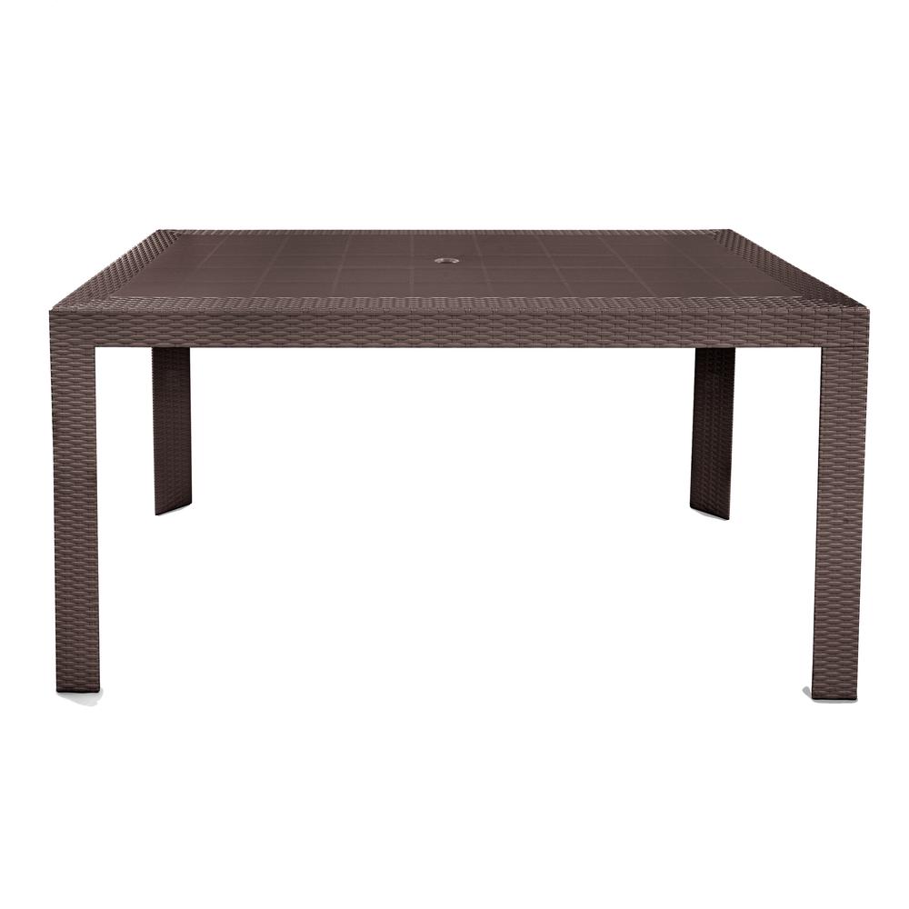 Mace Weave Design Outdoor Dining Table. Picture 2