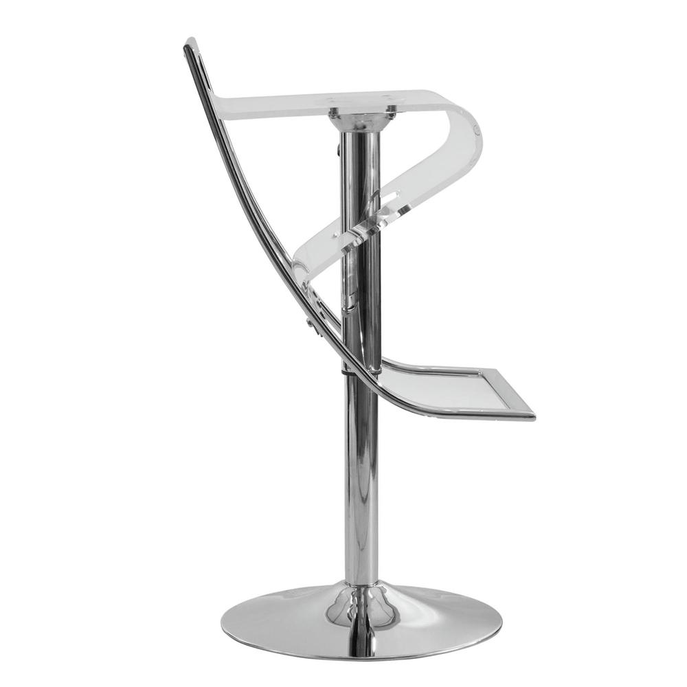 Napoli Transparent Acrylic Bar/Counter Stool. Picture 3