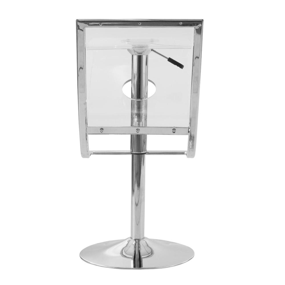 Napoli Transparent Acrylic Bar/Counter Stool. Picture 4