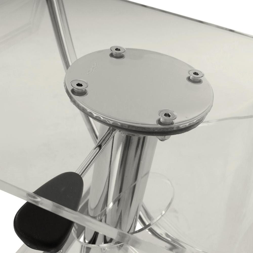 Napoli Transparent Acrylic Bar/Counter Stool. Picture 9