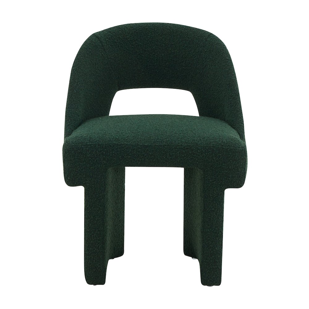 Quell Boucle Accent Chair in Green. Picture 10