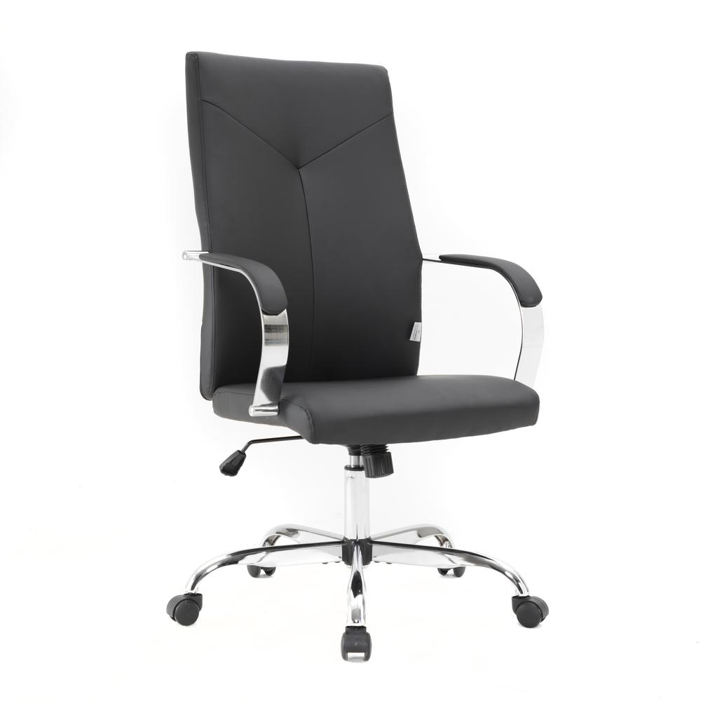 Sonora Modern High-Back Leather Office Chair. Picture 1