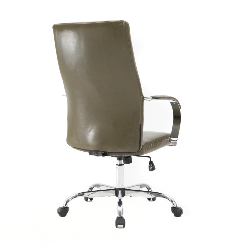 Sonora Modern High-Back Leather Office Chair. Picture 5