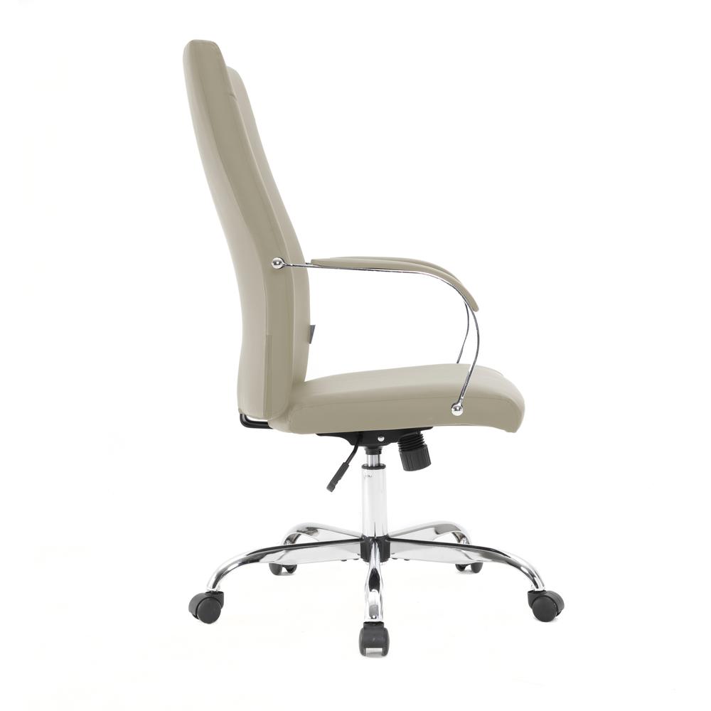 Sonora Modern High-Back Leather Office Chair. Picture 3