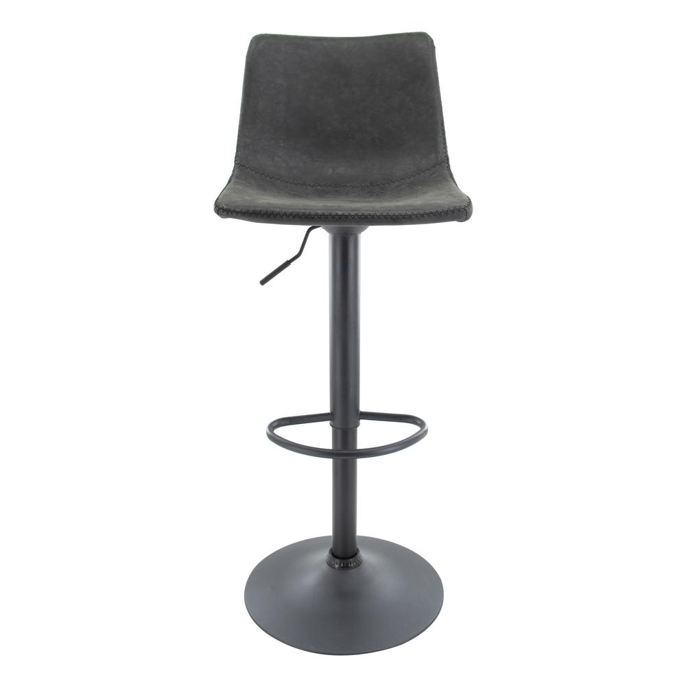 Tilbury Modern Adjustable Bar Stool With Footrest & 360-Degree Swivel Set of 2. Picture 2