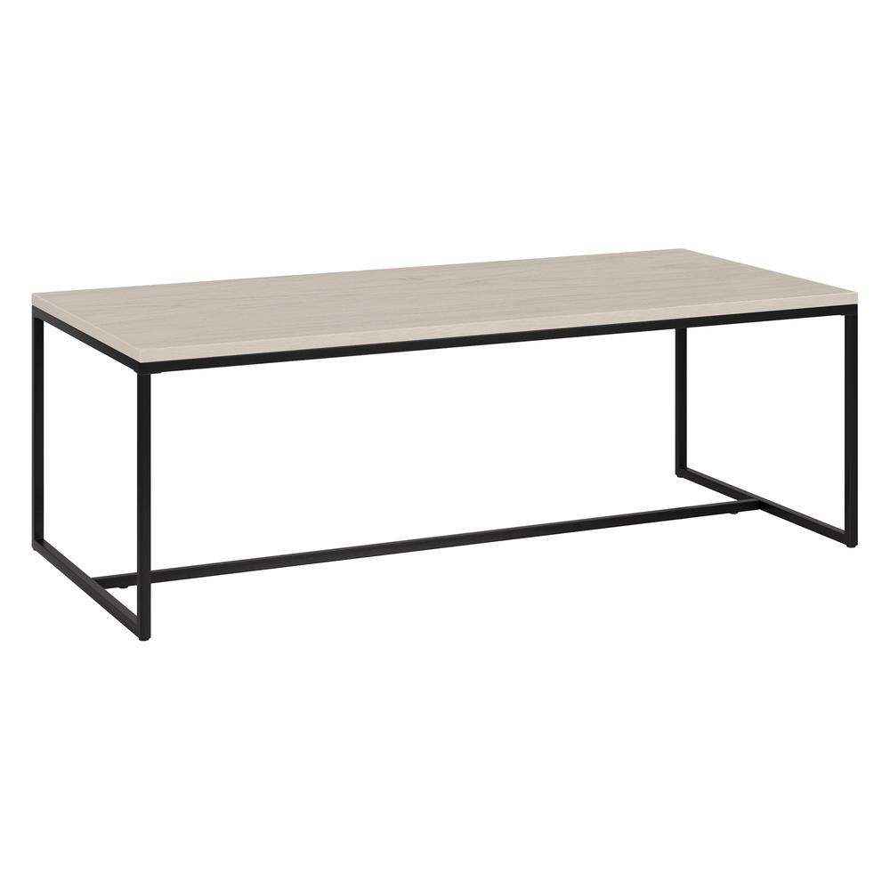 Boone 47" Wide Rectangular Coffee Table in Alder White. Picture 1