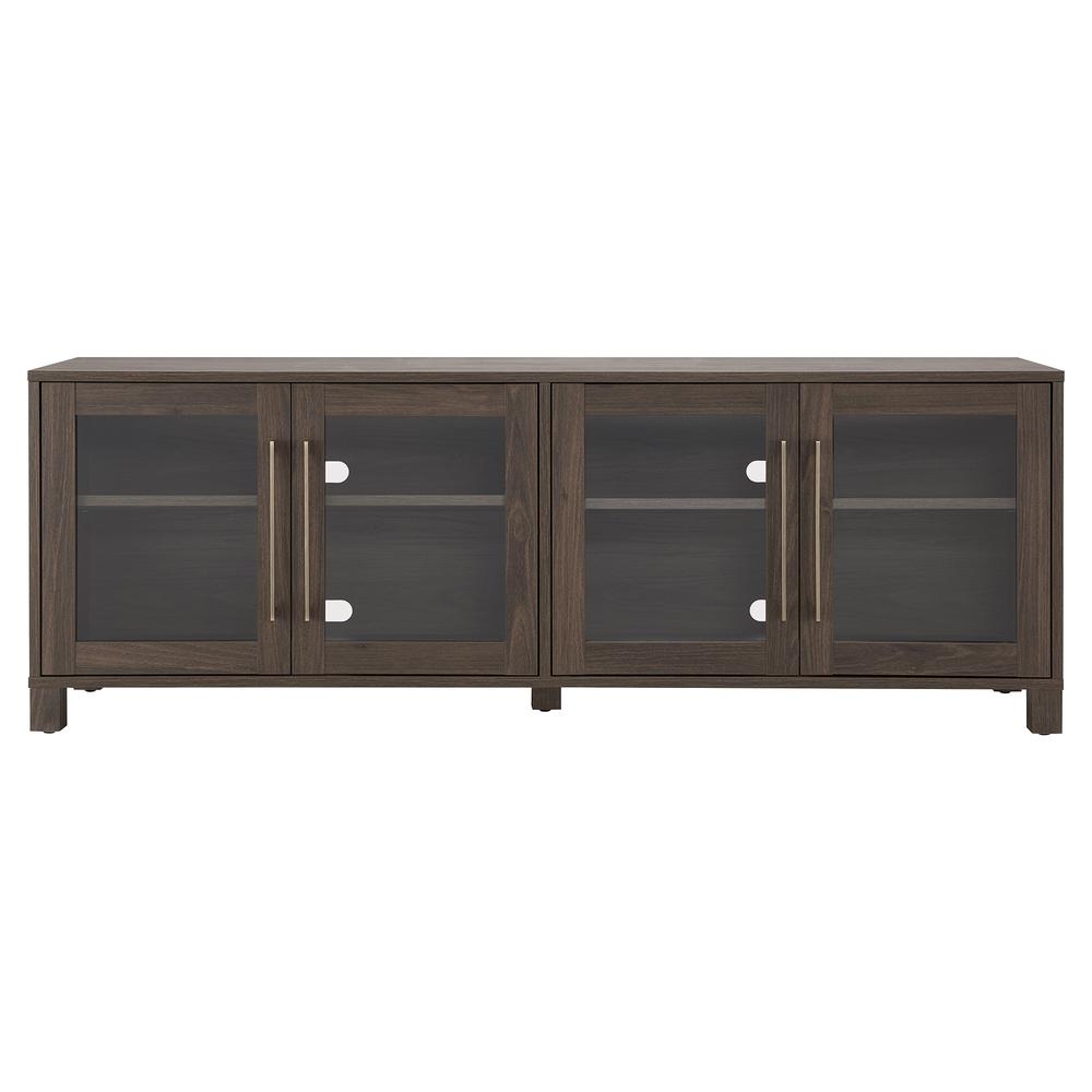 Quincy Rectangular TV Stand for TV's up to 80" in Alder Brown. Picture 3
