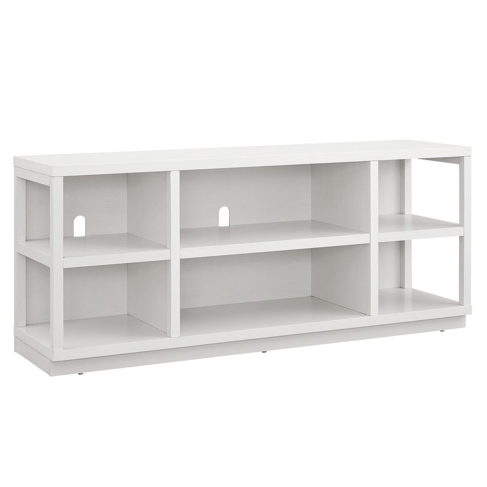 Freya Rectangular TV Stand for TV's up to 65" in White. Picture 1