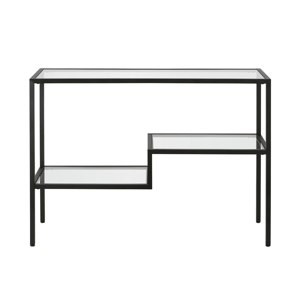Lovett 42'' Wide Rectangular Console Table in Blackened Bronze. Picture 3
