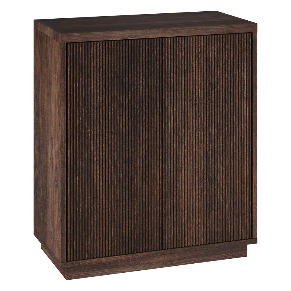 Alston 28" Wide Rectangular Accent Cabinet in Alder Brown. Picture 1