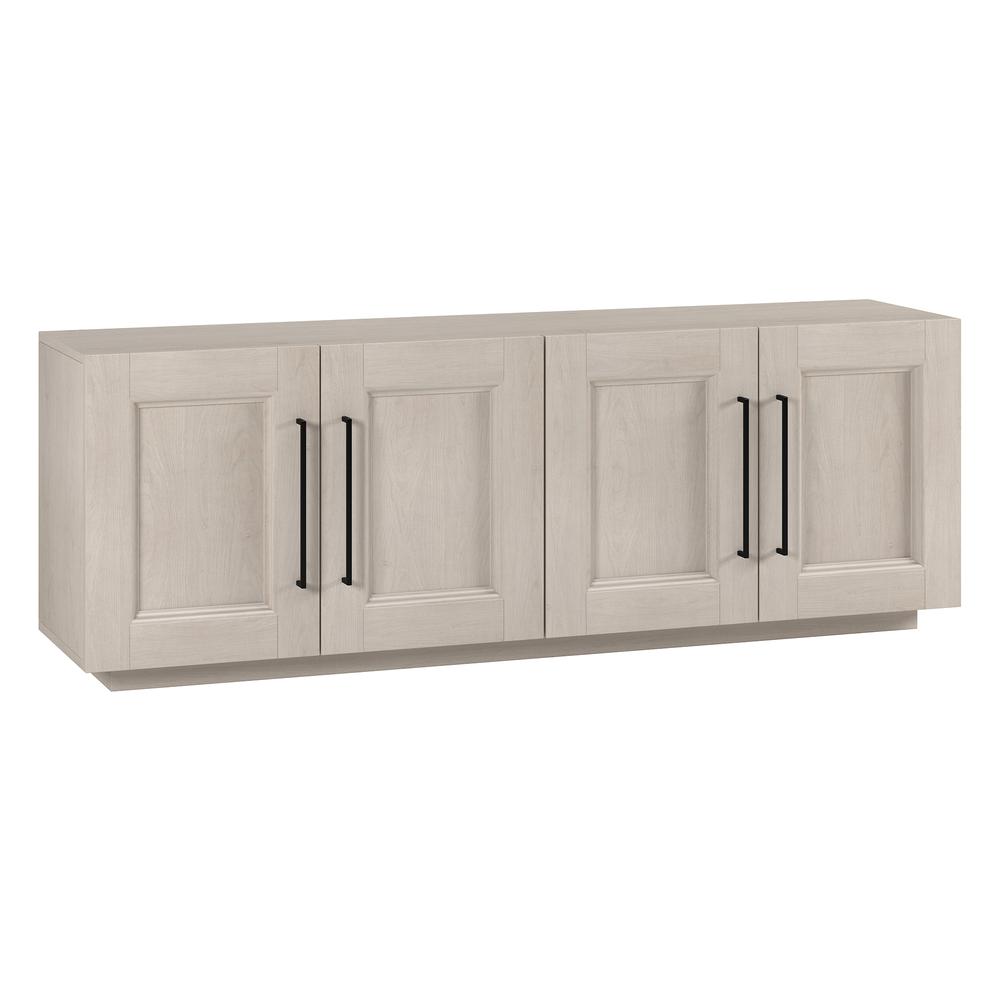 Merrimac Rectangular TV Stand for TV's up to 75" in Alder White. Picture 1