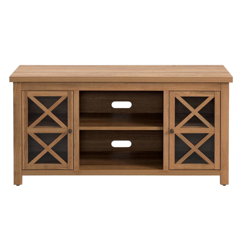Colton Rectangular TV Stand for TV's up to 55" in Golden Oak. Picture 3