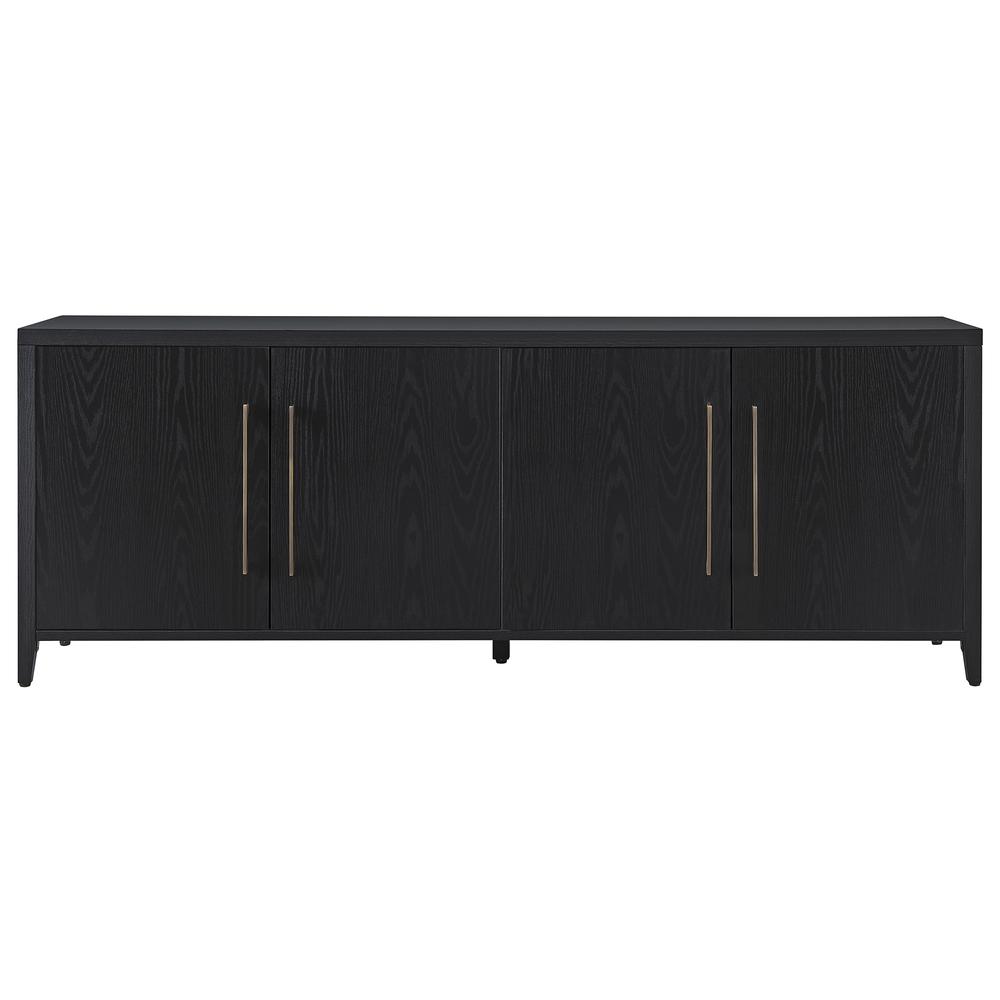 Jasper Rectangular TV Stand for TV's up to 75" in Black Grain. Picture 3