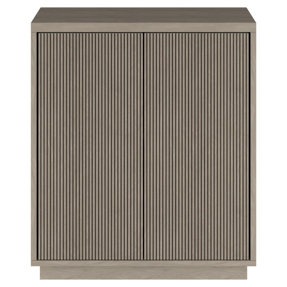 Alston 28" Wide Rectangular Accent Cabinet in Antiqued Gray Oak. Picture 3