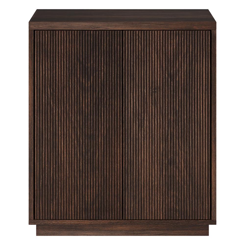 Alston 28" Wide Rectangular Accent Cabinet in Alder Brown. Picture 3