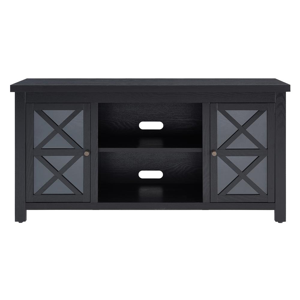 Colton Rectangular TV Stand for TV's up to 55" in Black. Picture 3