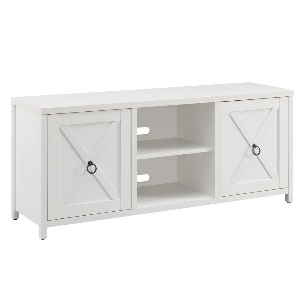 Granger Rectangular TV Stand for TV's up to 65" in White. The main picture.