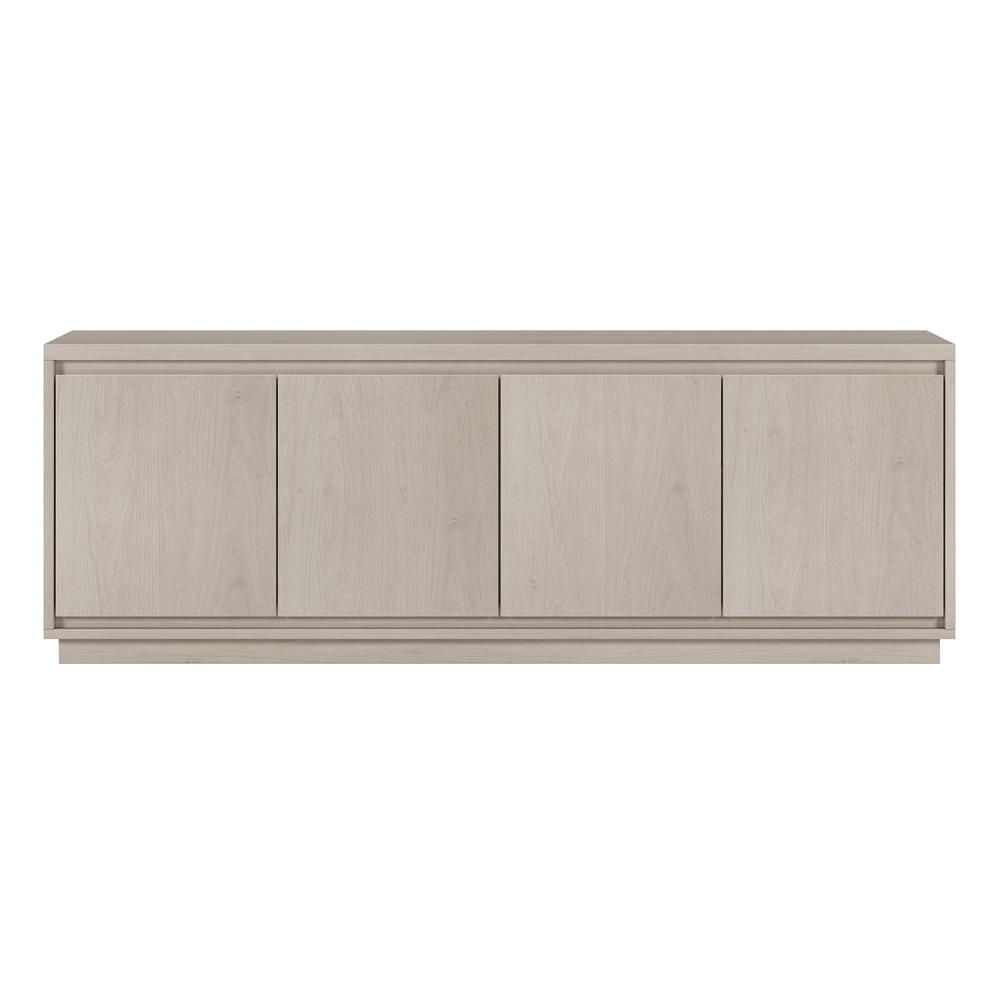 Presque Rectangular TV Stand for TV's up to 75" in Alder White. Picture 3