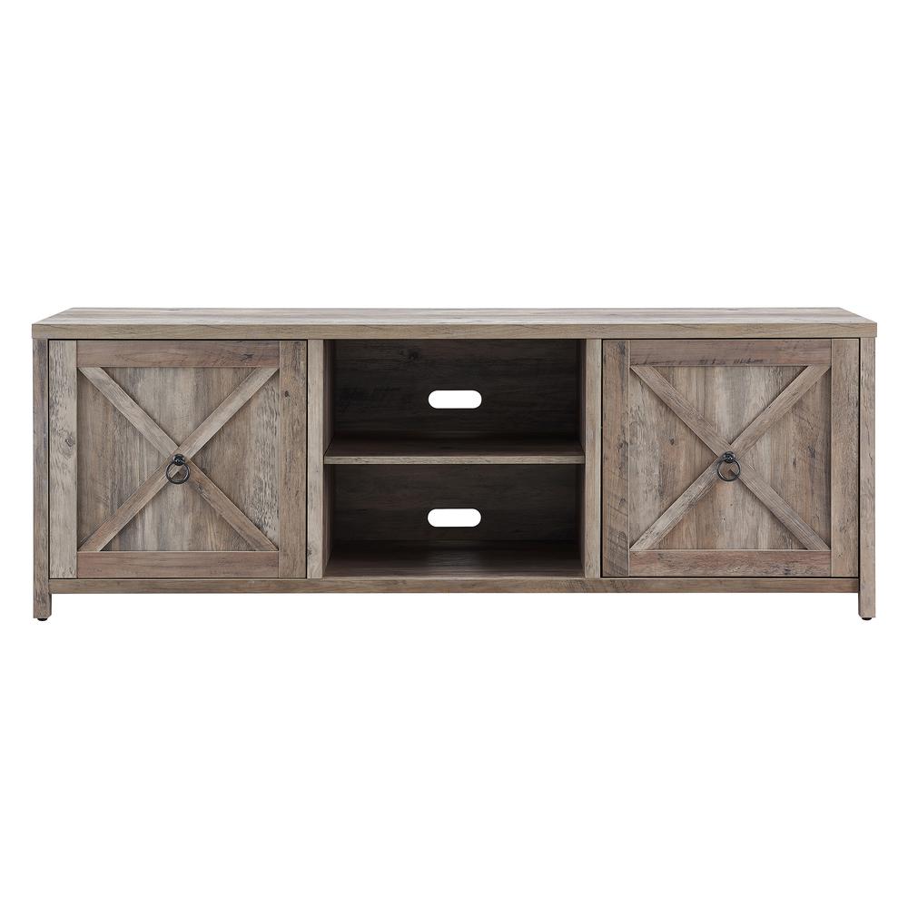 Granger Rectangular TV Stand for TV's up to 80" in Gray Oak. Picture 3