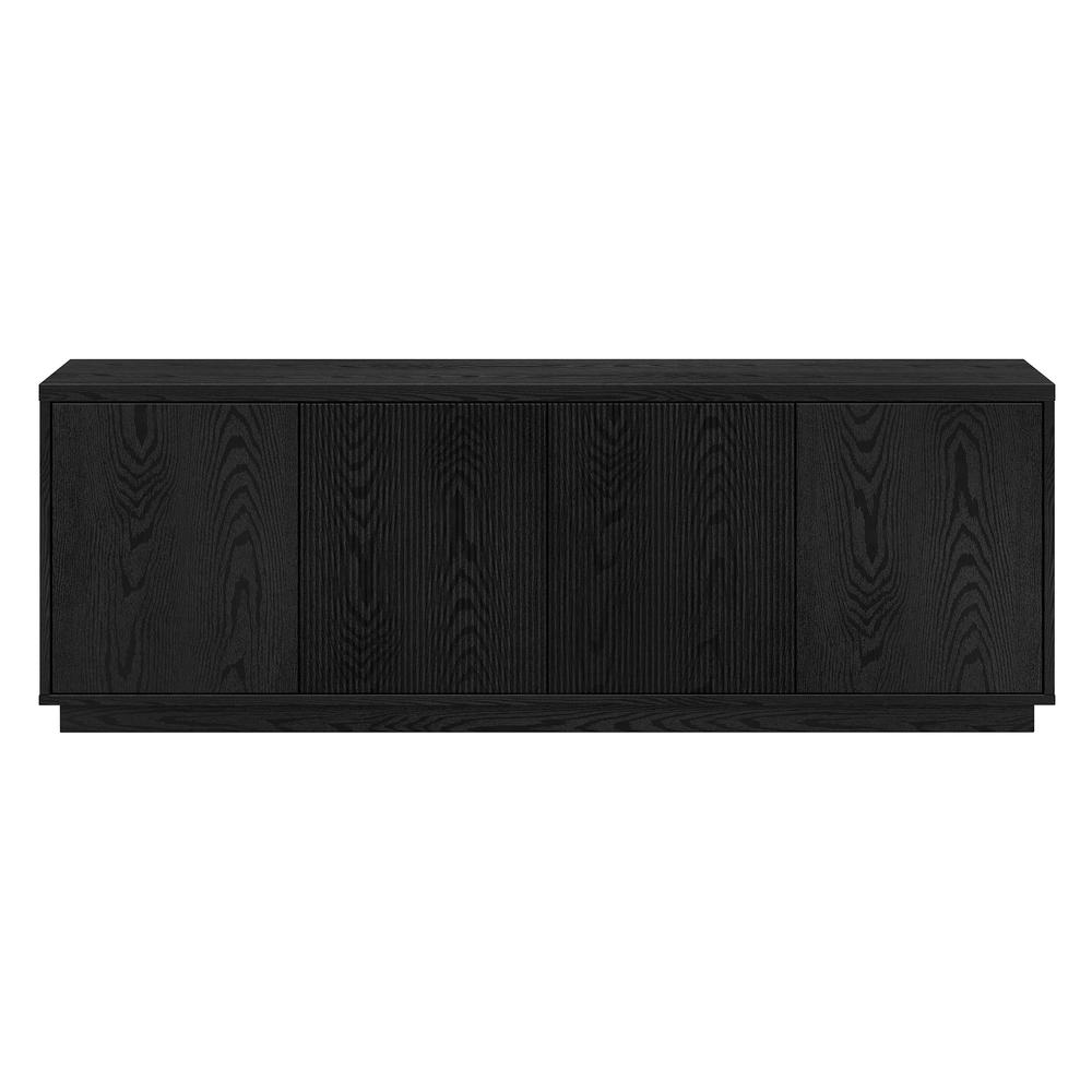 Norwell Rectangular TV Stand for TV's up to 75" in Black Grain. Picture 2