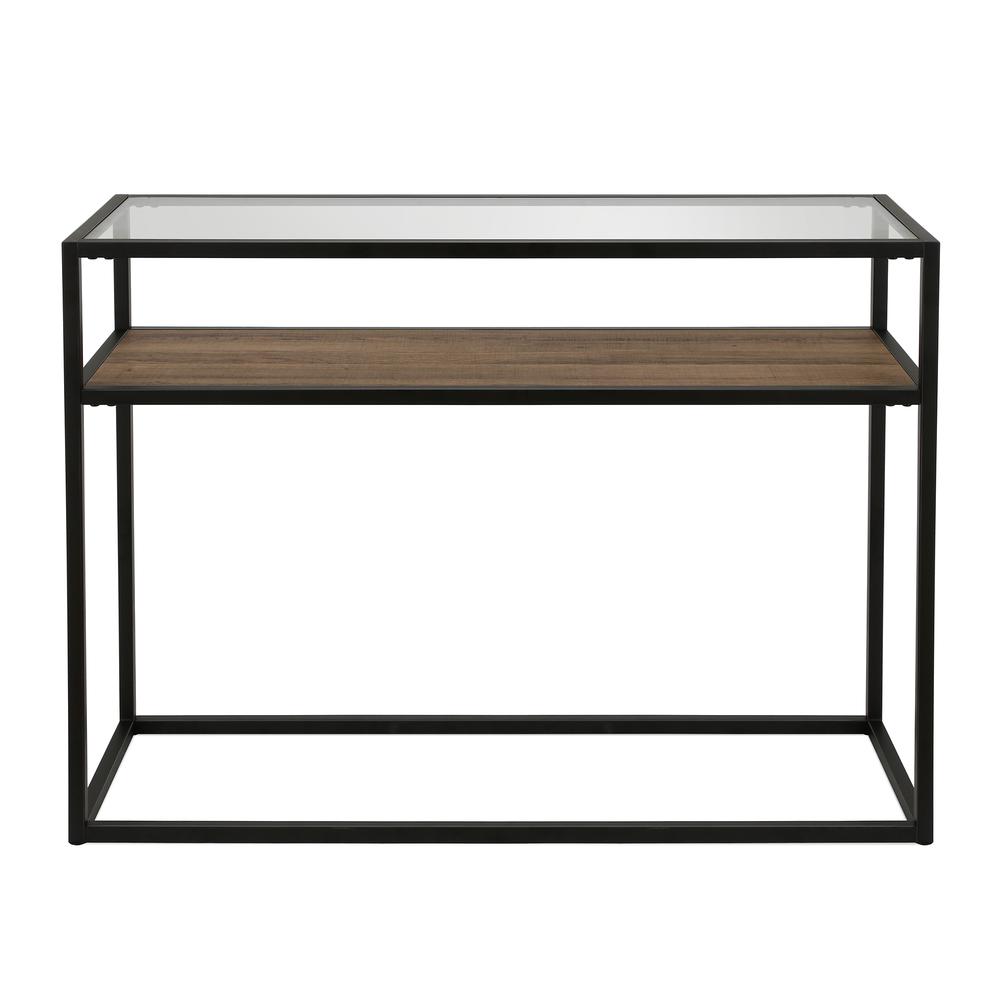 Addison 42'' Wide Rectangular Console Table in Blackened Bronze. Picture 3