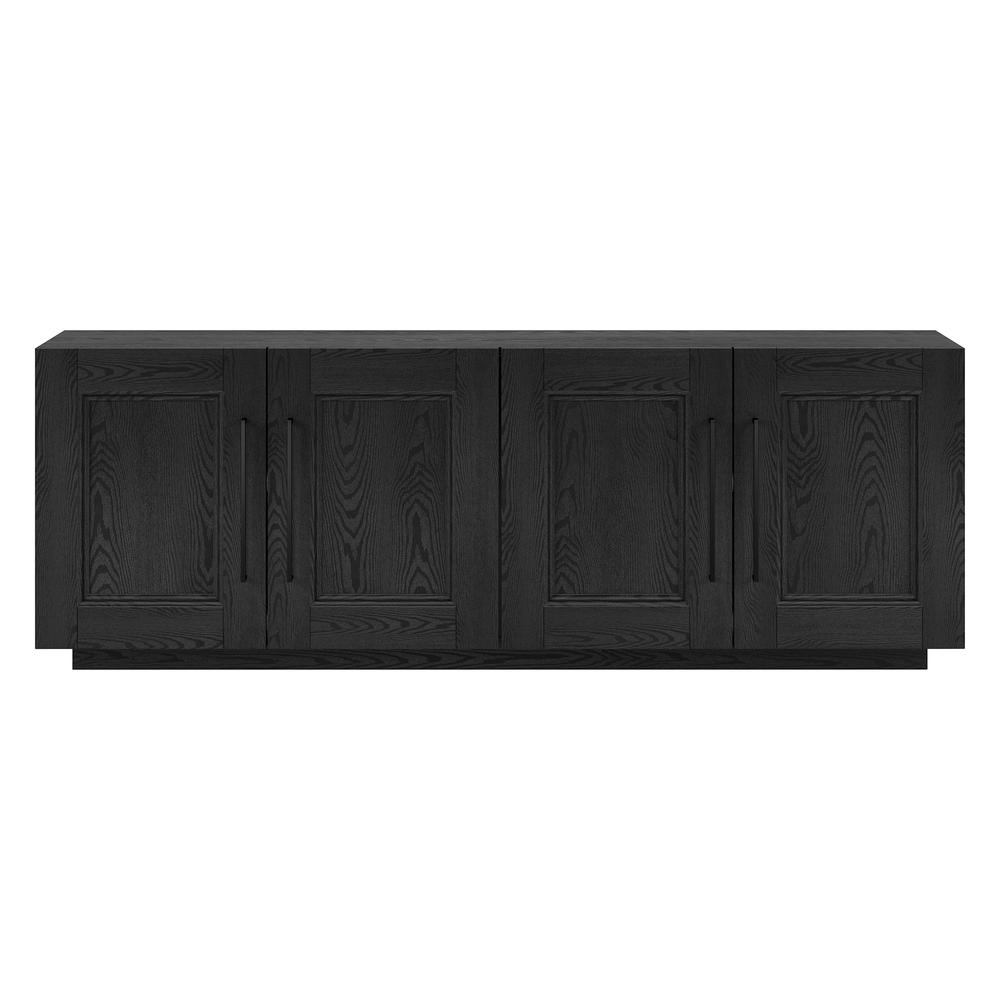 Merrimac Rectangular TV Stand for TV's up to 75" in Black Grain. Picture 2