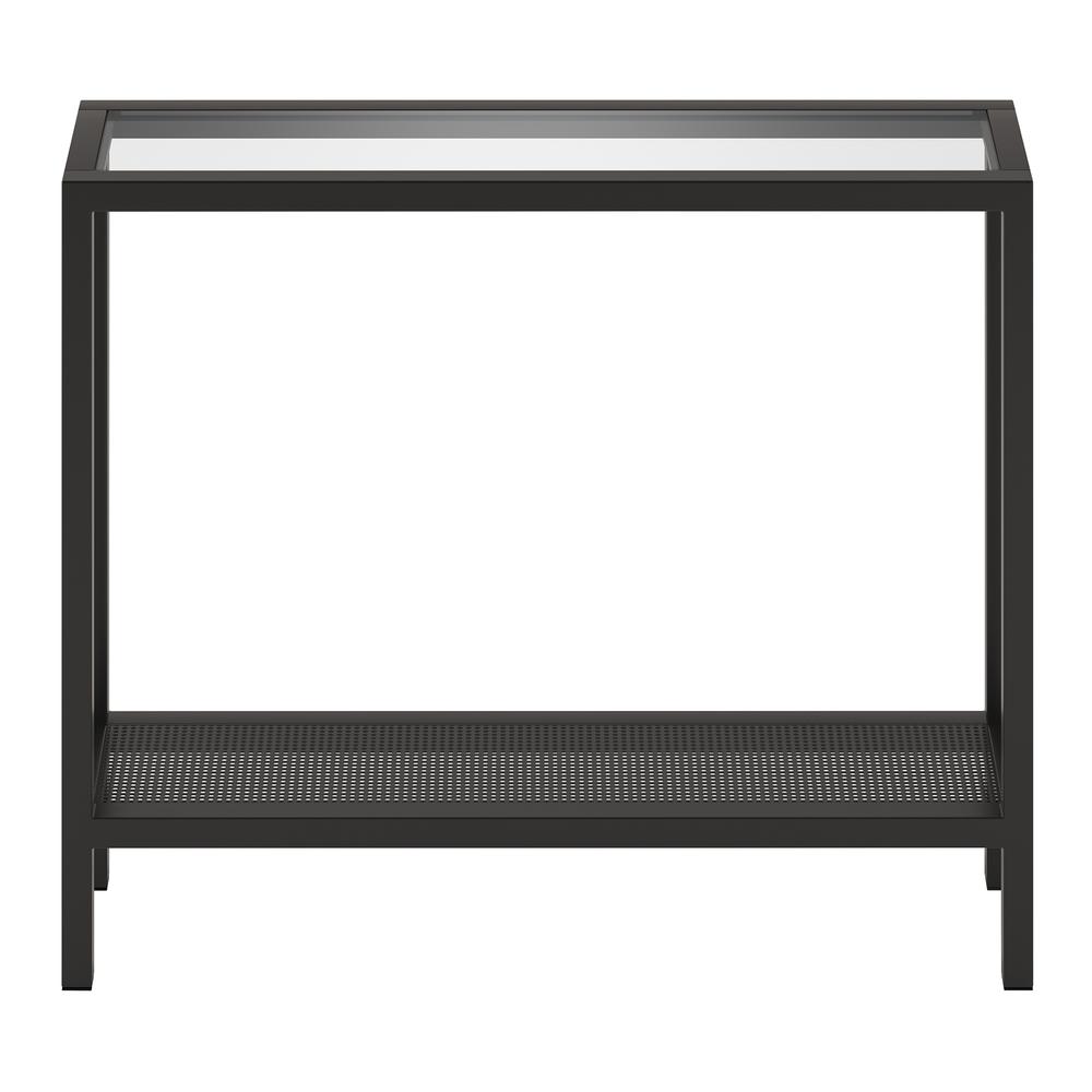 Rigan 36'' Wide Rectangular Console Table in Blackened Bronze. Picture 3