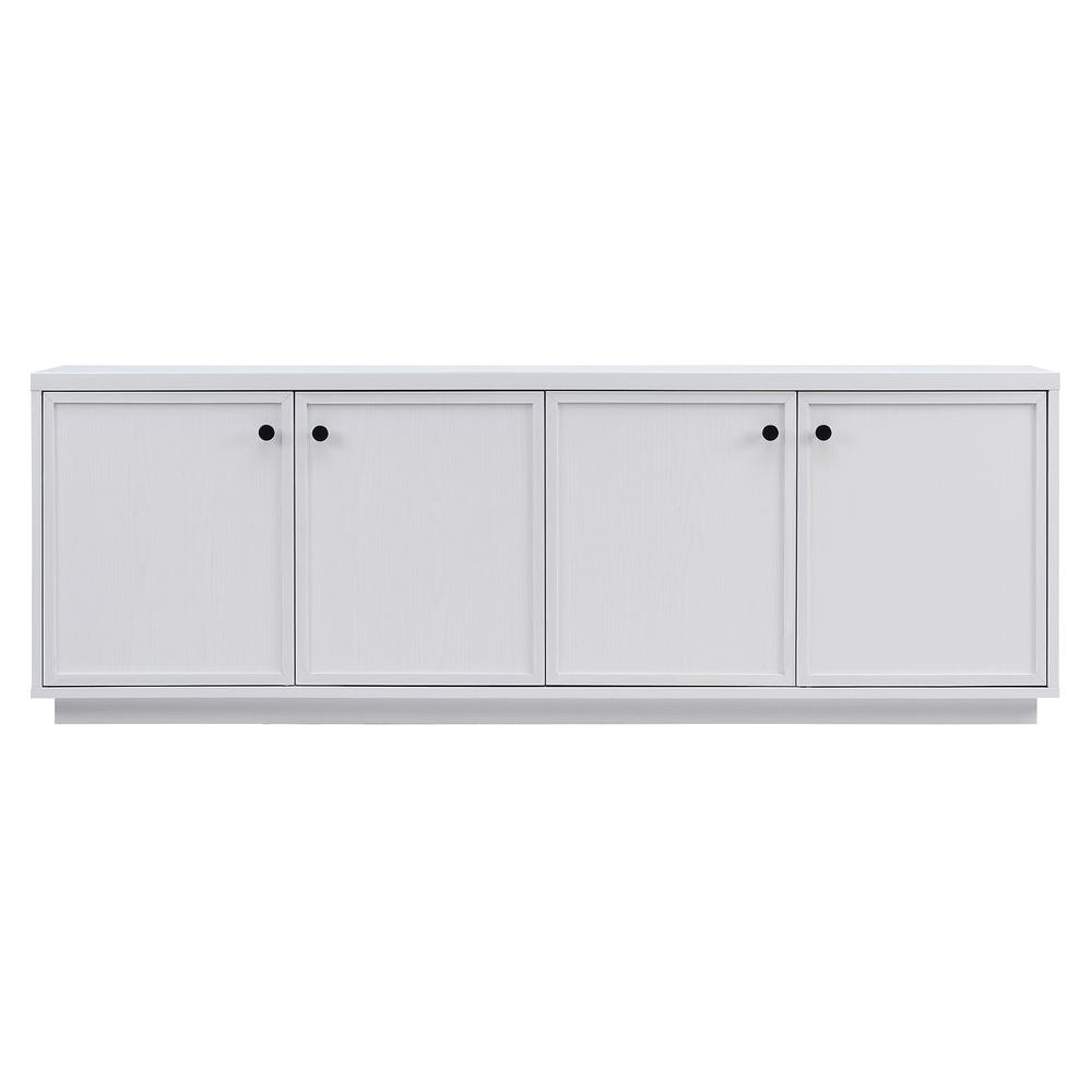 Ormond Rectangular TV Stand for TV's up to 75" in White. Picture 2