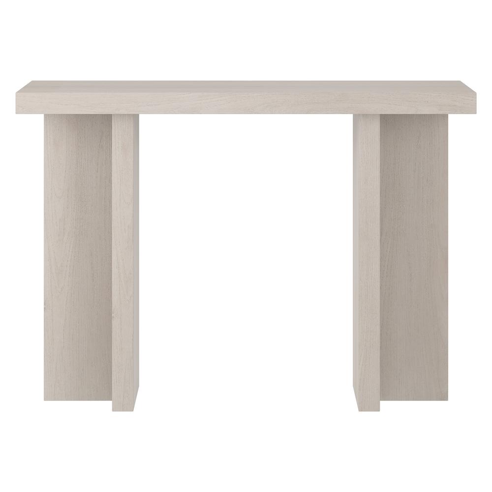 Dimitra 42" Wide Rectangular Console Table in Alder White. Picture 2