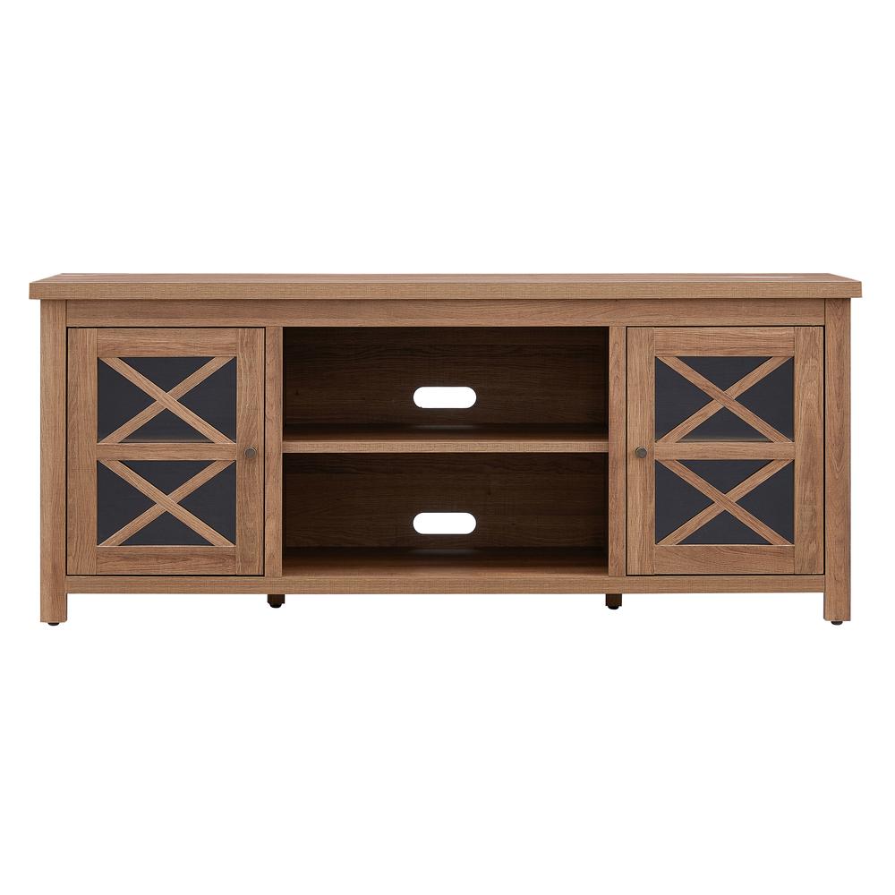 Colton Rectangular TV Stand for TV's up to 65" in Golden Oak. Picture 3