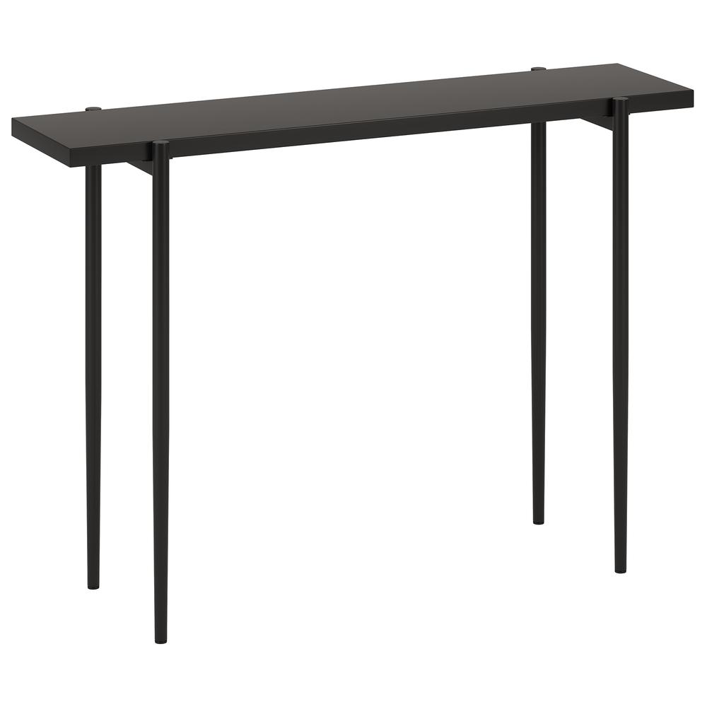 Wayne 42" Rectangular Console Table in Blackened Bronze. Picture 1