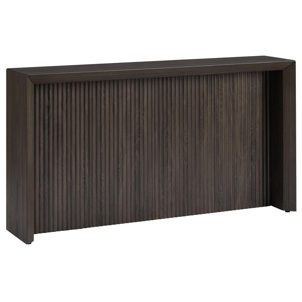 Piedmont 56" Wide Rectangular Console Table in Alder Brown. Picture 1