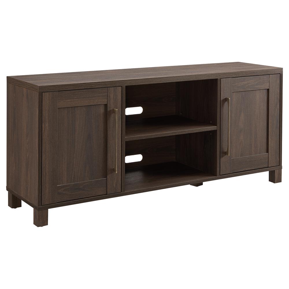 Chabot Rectangular TV Stand for TV's up to 65" in Alder Brown. Picture 1