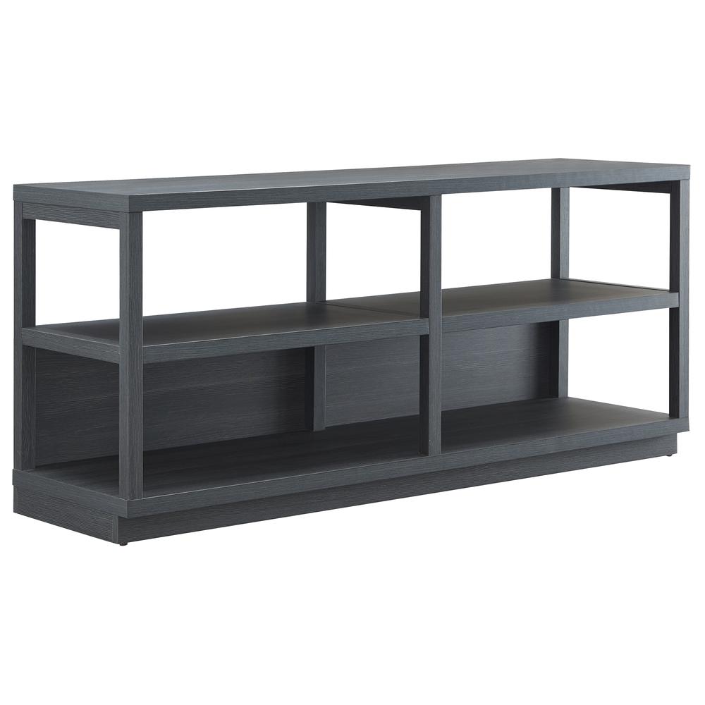 Thalia Rectangular TV Stand for TV's up to 60" in Charcoal Gray. Picture 1