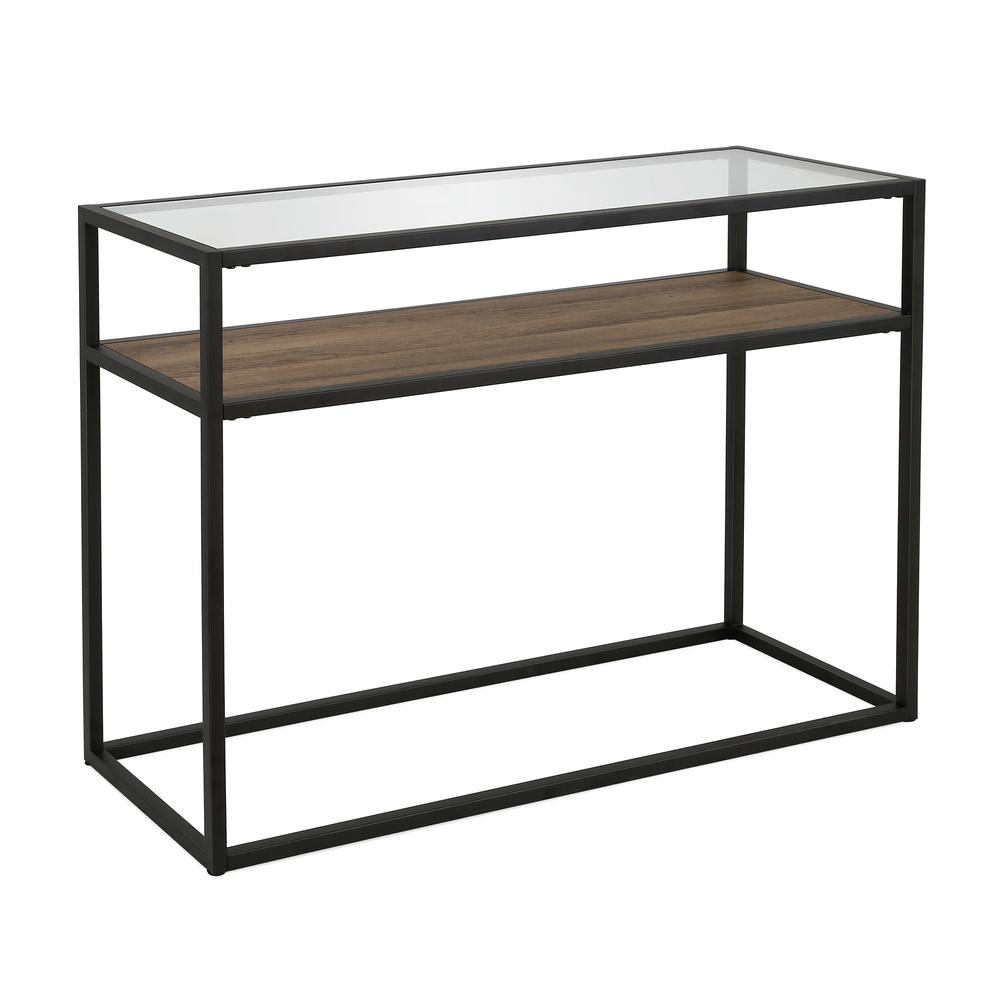 Addison 42'' Wide Rectangular Console Table in Blackened Bronze. Picture 1