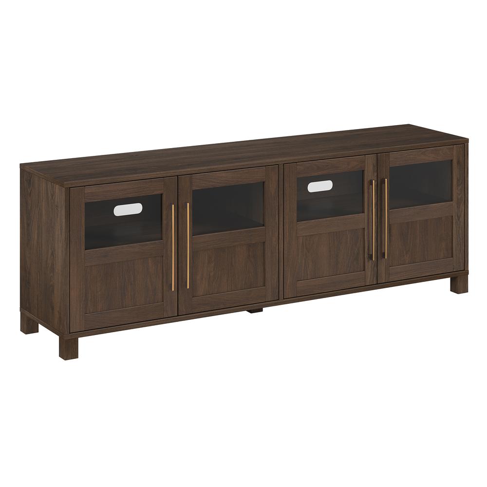 Holbrook Rectangular TV Stand for TV's up to 75" in Alder Brown. Picture 1