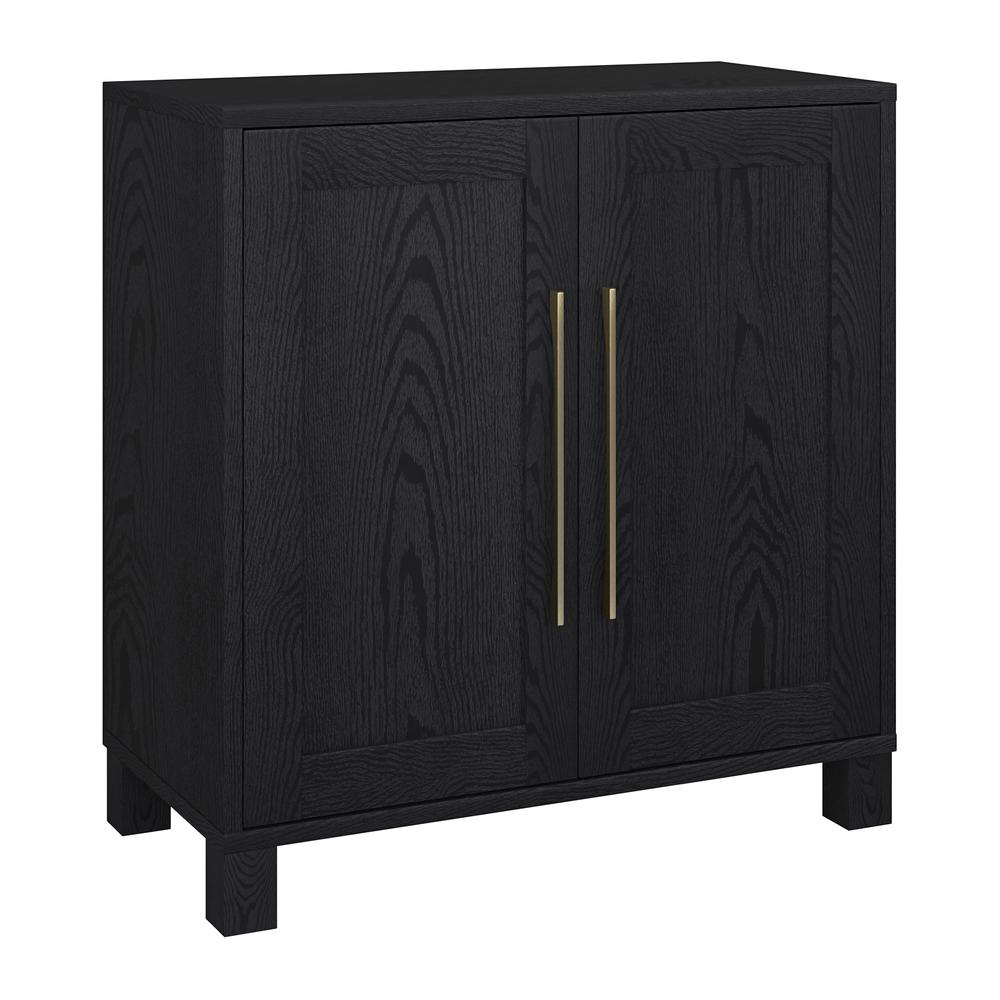 Chabot 28" Wide Rectangular Accent Cabinet in Black Grain. Picture 2