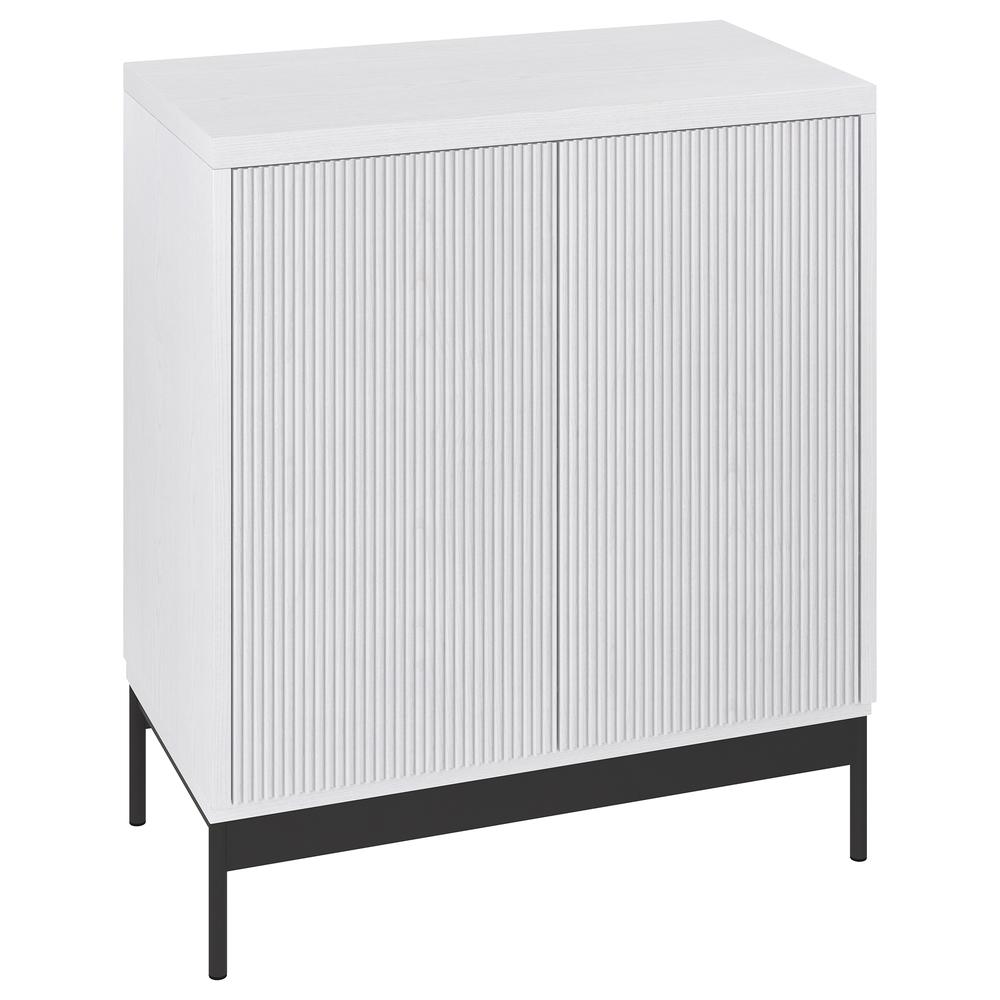 Whitman 28" Wide Rectangular Accent Cabinet in White. Picture 3