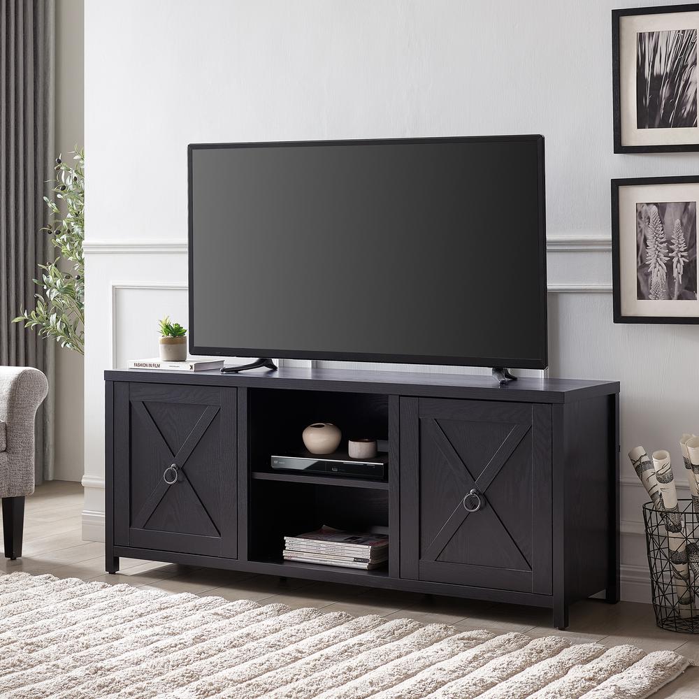 Granger Rectangular TV Stand for TV's up to 65" in Black. Picture 2