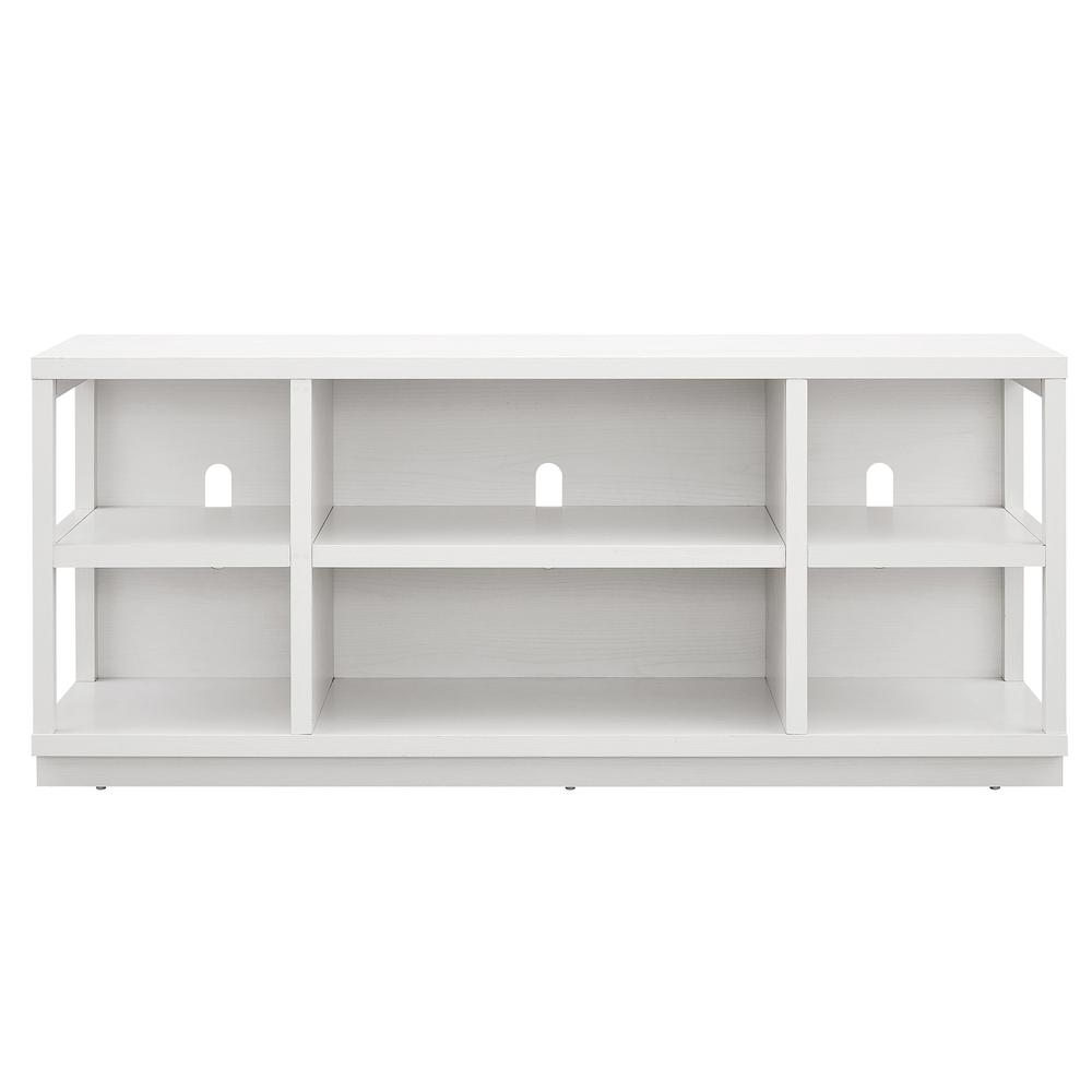 Freya Rectangular TV Stand for TV's up to 65" in White. Picture 3