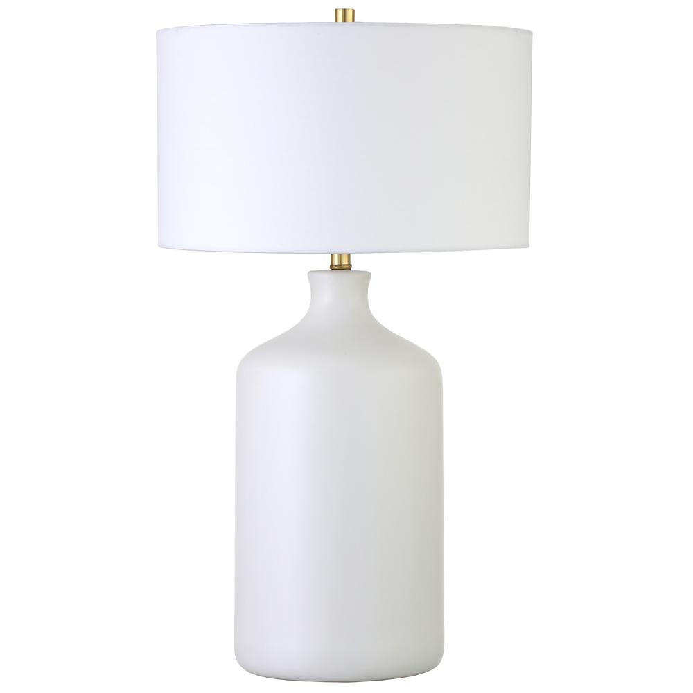 Matte white deals table lamp