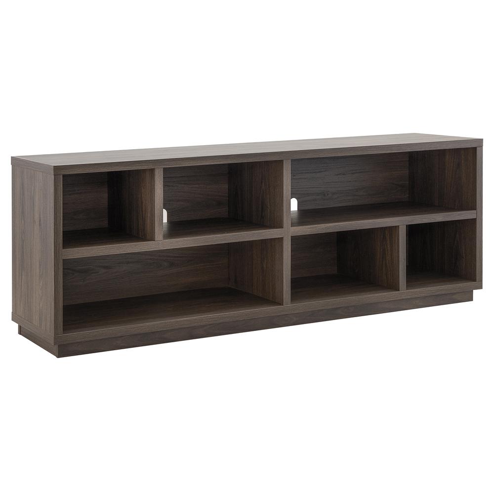 Bowman Rectangular TV Stand for TV's up to 75" in Alder Brown. Picture 1