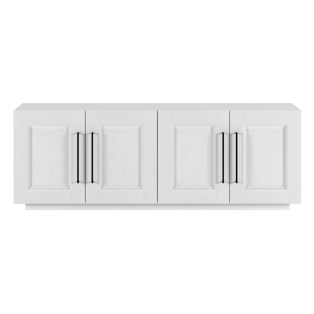 Merrimac Rectangular TV Stand for TV's up to 75" in White. Picture 2