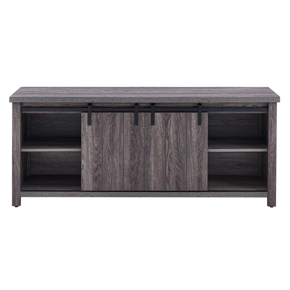 Deacon Rectangular TV Stand for TV's up to 65" in Burnished Oak. Picture 3