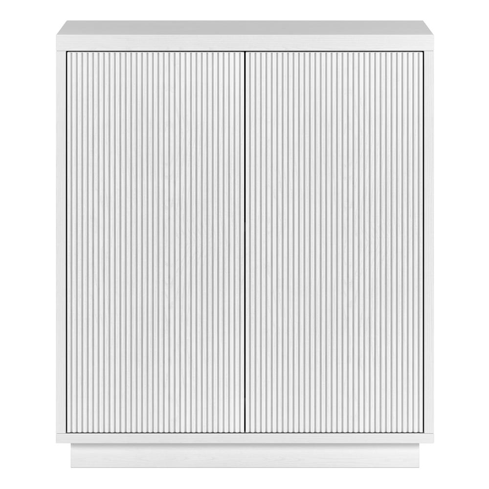 Alston 28" Wide Rectangular Accent Cabinet in White. Picture 3