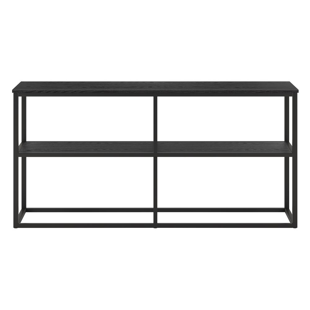 Brasier Rectangular TV Stand for TV's up to 65" in Black Grain. Picture 3