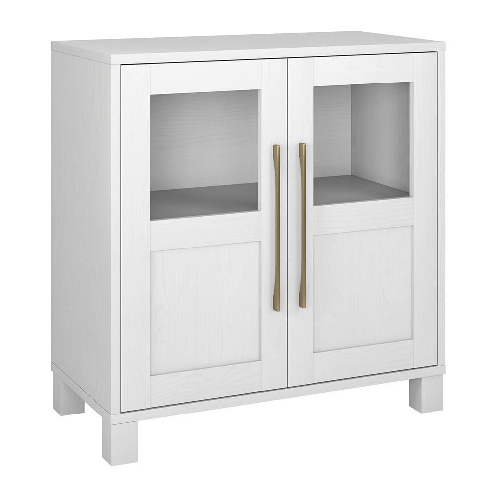 Holbrook 28" Wide Rectangular Accent Cabinet in White. Picture 2