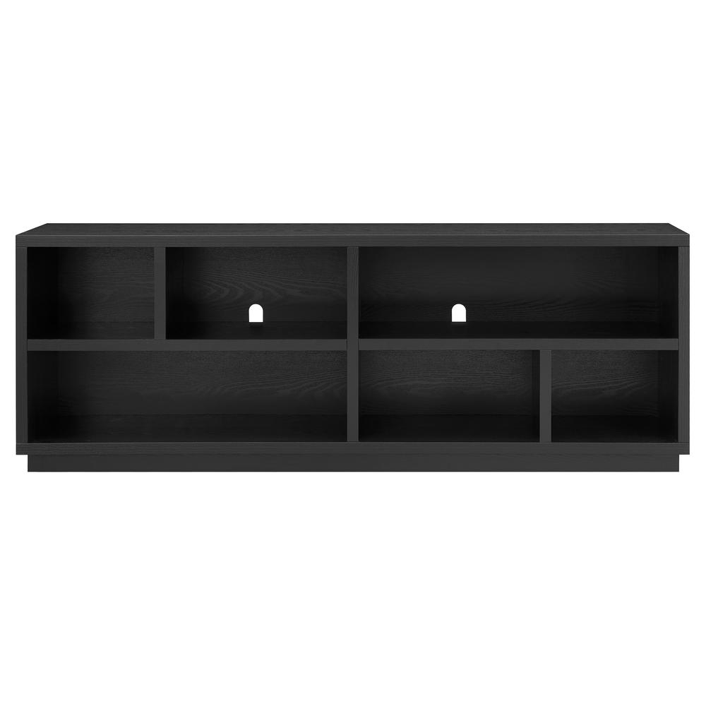 Bowman Rectangular TV Stand for TV's up to 75" in Black Grain. Picture 3