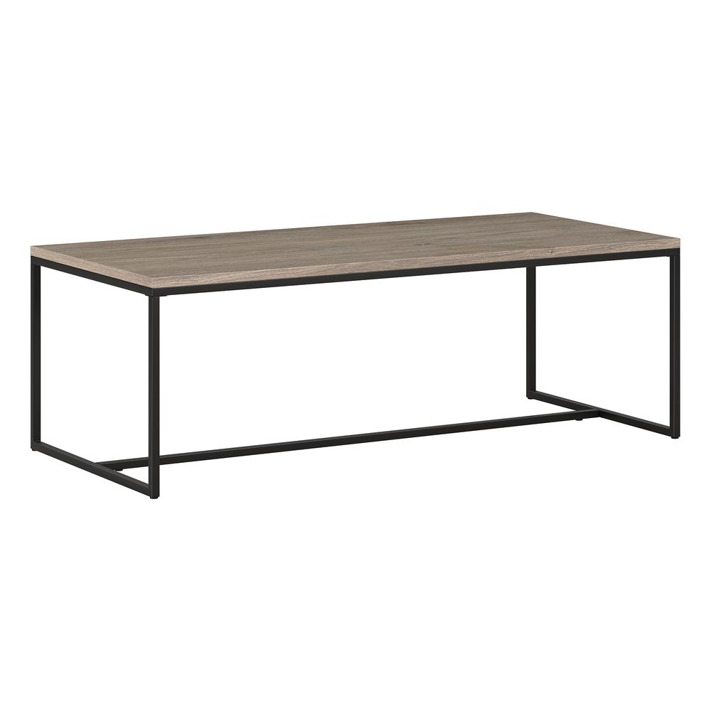 Boone 47.25" Wide Rectangular Coffee Table in Antiqued Gray Oak. Picture 1
