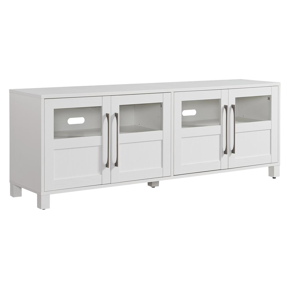 Holbrook Rectangular TV Stand for TV's up to 75" in White. Picture 1